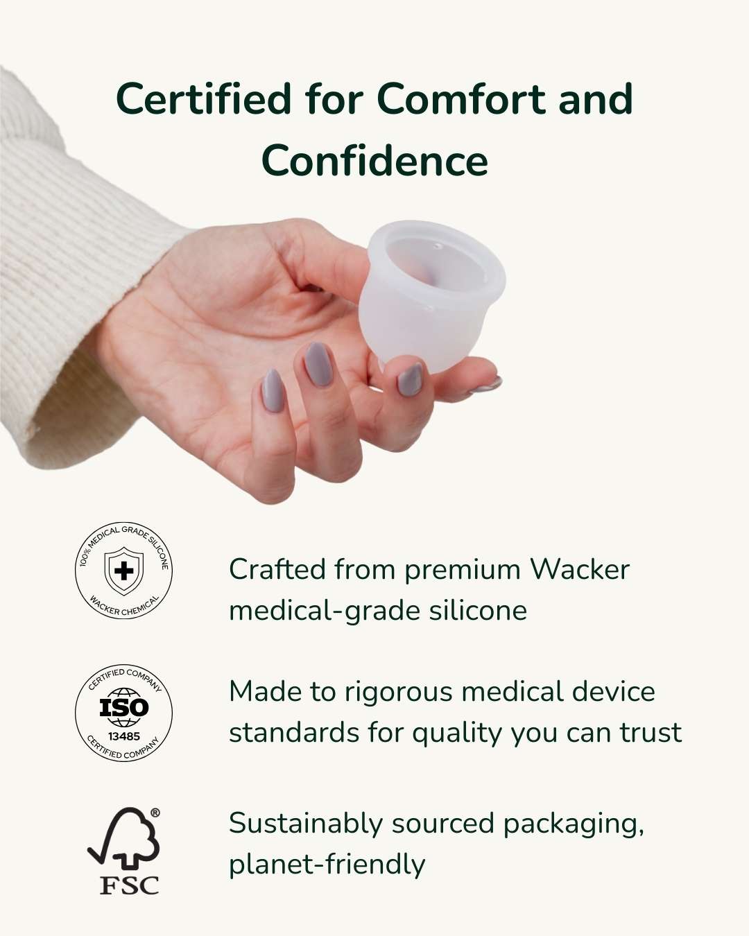 Certified for comfort and confidence